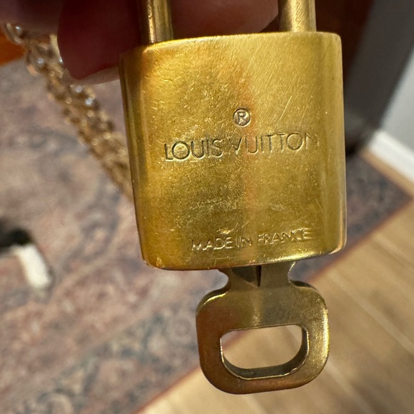 Louis Vuitton lock and key.  #322 - Picture 2 of 5